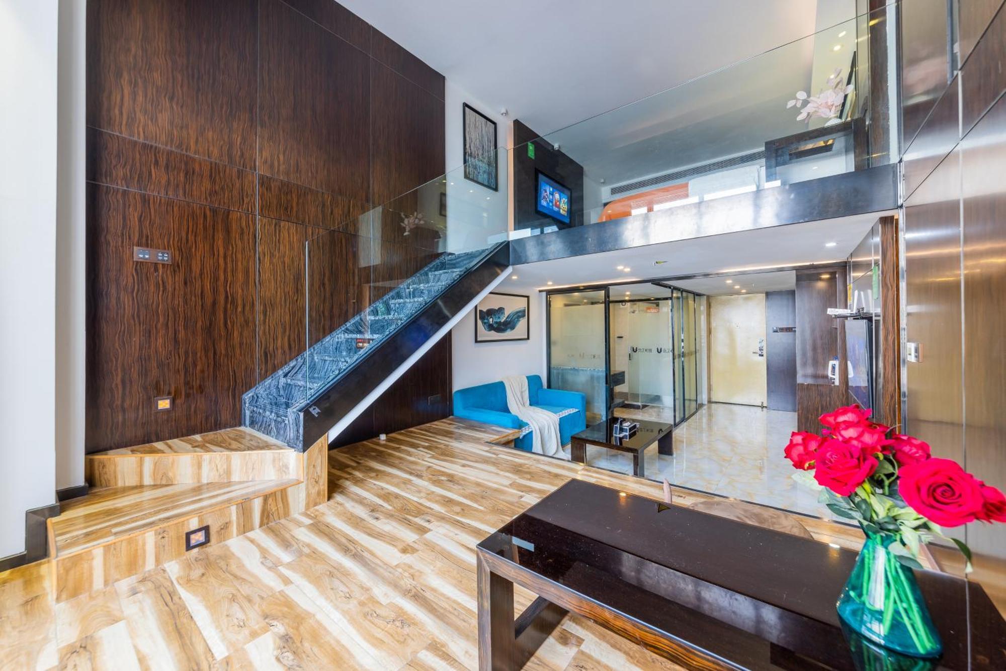 Lavendar Duplex Apartment Guangzhou Dış mekan fotoğraf